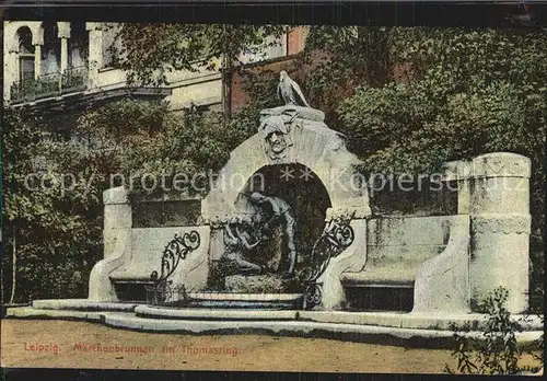 Leipzig Maerchenbrunnen am Thomasring  Kat. Leipzig