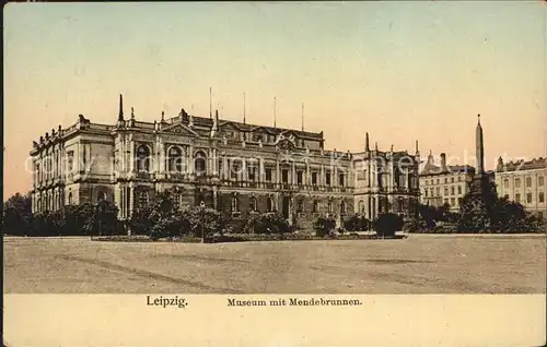 Leipzig Museum Mendebrunnen Kat. Leipzig