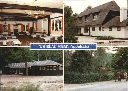 Appelscha Stichting Us Blau Hiem Gastraum Pferdewagen Kat. Niederlande