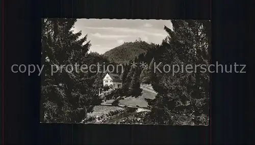 Bad Teinach Zavelstein mit Ruine Zavelstein Kat. Bad Teinach Zavelstein