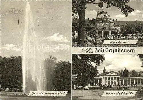 Bad Oeynhausen Jordansprudel Kurhaus Wandelhalle Kat. Bad Oeynhausen