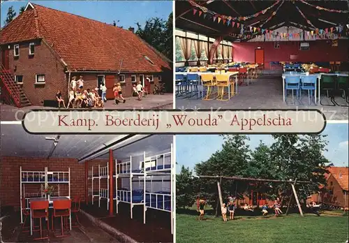 Appelscha Kamp Boerderij Halle Schlafraum Spielplatz Kat. Niederlande