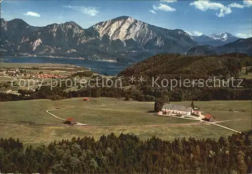Grossweil Alpengasthof Kreut Alm Fliegeraufnahme Kat. Grossweil