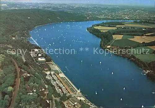 Essen Ruhr Fliegeraufnahme Baldeneysee Kat. Essen