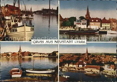 Neustadt Holstein Teilansicht Hafen  Kat. Neustadt in Holstein