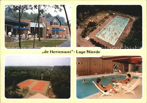 Lage Mierde Ferienpark de Hertenwei Schwimmbad Tennisplatz Hallenbad Kat. Reusel De Mierden