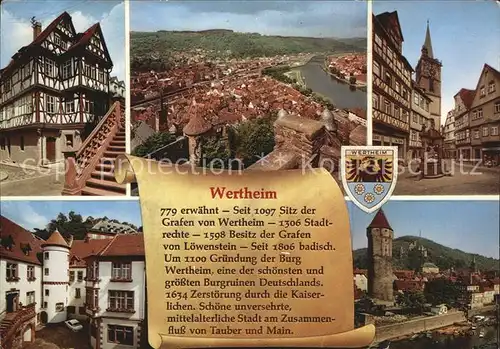 Wertheim Main  Kat. Wertheim