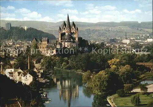 Limburg Lahn Stadtbild mit Dom Kat. Limburg a.d. Lahn