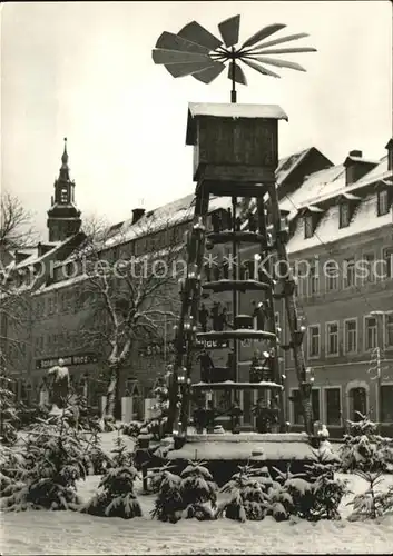 Schneeberg Erzgebirge Weihnachtspyramide Bergstadt Kat. Schneeberg