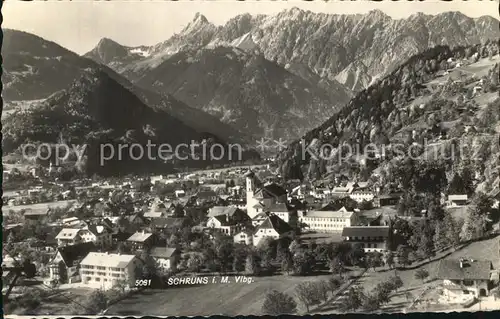 Schruns Vorarlberg Panorama Kat. Schruns