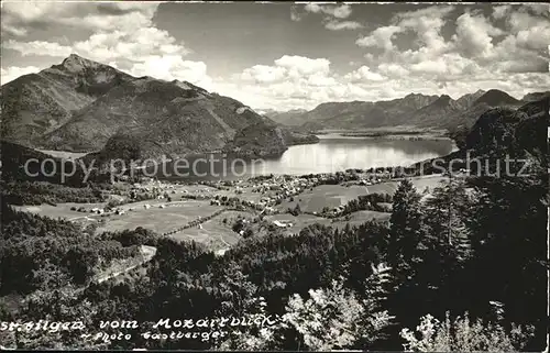 St Gilgen Salzkammergut vom Mozartblick Kat. St Gilgen Wolfgangsee