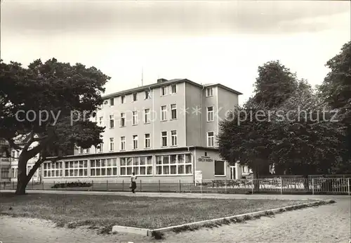 Heringsdorf Ostseebad Usedom FDGB Erholungsheim Erich Wirth  Kat. Heringsdorf