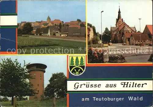 Hilter Teutoburger Wald Borgloh Kirche Aussichtsturm Wellendorf Kat. Hilter am Teutoburger Wald