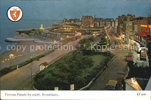 Broadstairs Victoria Parade by night Kat. Grossbritannien