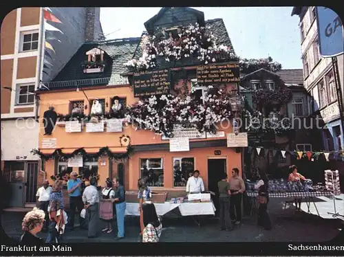 Sachsenhausen Frankfurt aeppelwoi Kneipe Kat. Frankfurt am Main