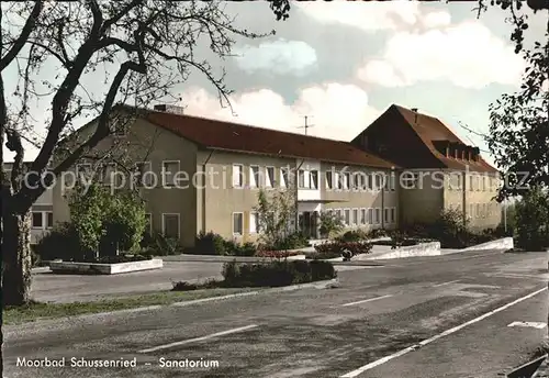 Bad Schussenried Sanatorium  Kat. Bad Schussenried