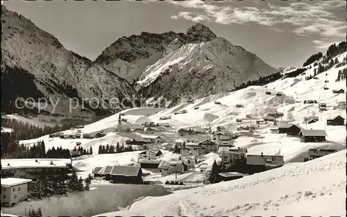 Hirschegg Kleinwalsertal Vorarlberg Widderstein Baerenkopf  Kat. Mittelberg