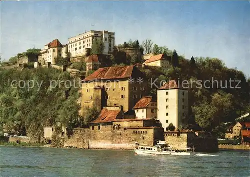 Passau Ober  Niederhaus Faehre  Kat. Passau