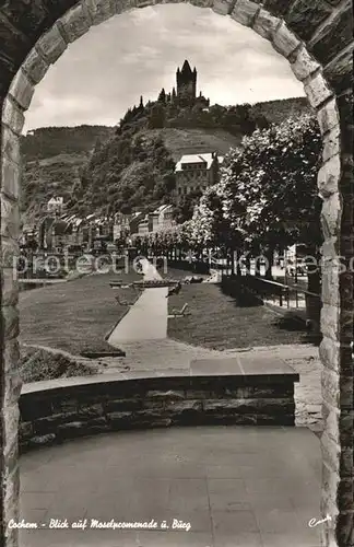 Cochem Mosel Moselpromenade Reichsburg Kat. Cochem