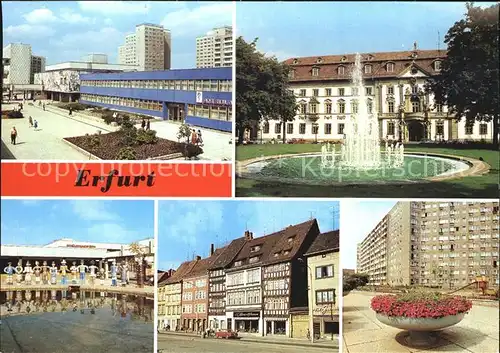 Erfurt Riethstrasse Domplatz  Kat. Erfurt