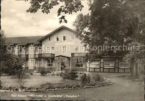 Bad Koesen Hotel Gaststaette Vorwaerts Kat. Bad Koesen