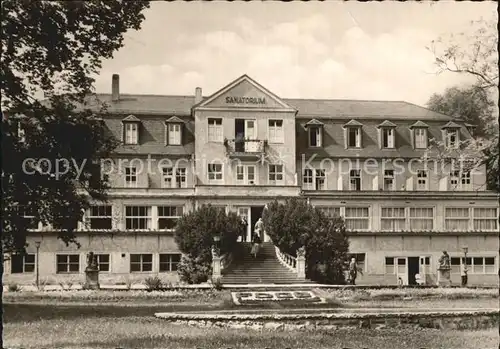 Bad Koestritz Sanatorium Kat. Bad Koestritz