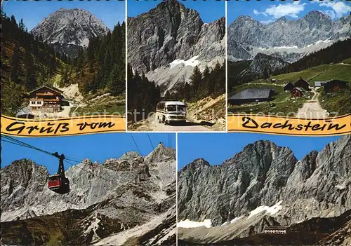 Gloesalm Dachstein Strasse und Gruppe