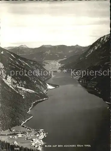 Achensee Fliegeraufnahme Kat. Eben am Achensee