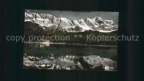 Eibsee mit Zugspitze Kat. Grainau