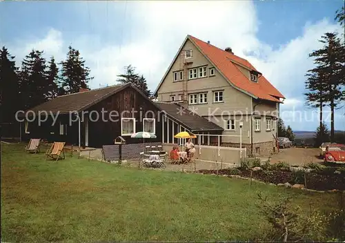 Torfhaus Harz Alpenvereinshuette Kat. Altenau