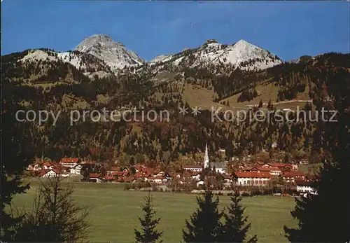 Bayrischzell mit Wendelstein Kat. Bayrischzell