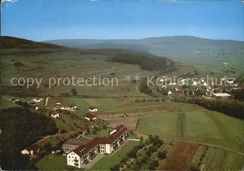 Holzhausen Burbach Fliegeraufnahme Familienferienheim des Blauen Kreuzes