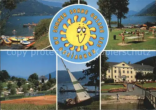 Ossiachersee Park Seebad Tennisplatz Kat. Ossiach