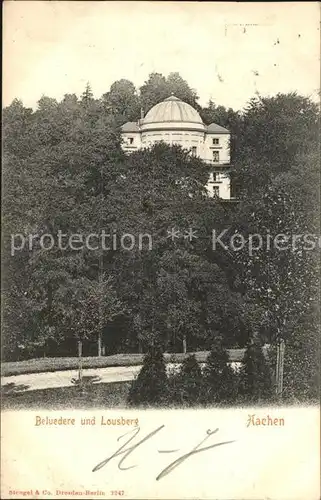 Aachen Belvedere und Lousberg Kat. Aachen