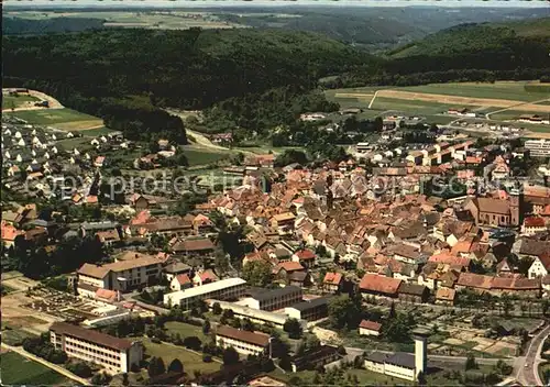 Buchen Odenwald Fliegeraufnahme Kat. Buchen (Odenwald)