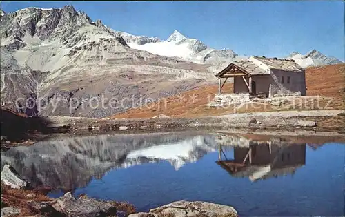 Zermatt VS Schwarzsee mit Weisshorn Kat. Zermatt