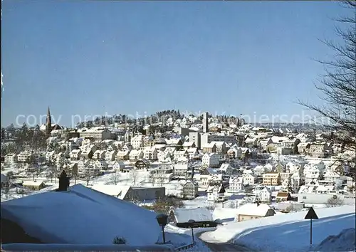 St Georgen Schwarzwald Stadtansicht Kat. St. Georgen im Schwarzw.