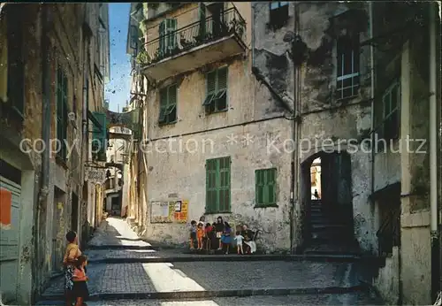 Bordighera Scorcio caratteristico della citta vechia Kat. Bordighera