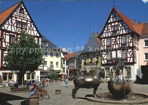 Alzey Rossmarktbrunnen Kat. Alzey