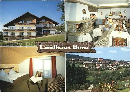 Lossburg Landhaus Benz Gaststube Zimmer Panorama Kat. Lossburg