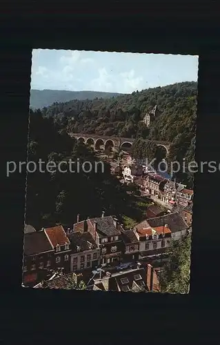 Remouchamps Liege Fliegeraufnahme mit Viadukt Kat. 