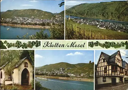 Klotten Panorama Fachwerkhaus Kat. Klotten