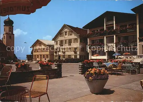 Sulzberg Vorarlberg Dorfplatz Kat. Sulzberg