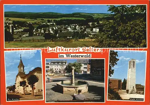 Selters Westerwald Kirchen Brunnen Kat. Selters (Westerwald)