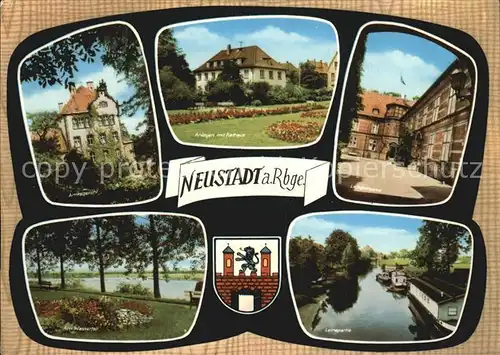 Neustadt Ruebenberge Amtsgericht Am Wasserfall Leinepartie Rathaus Kat. Neustadt am Ruebenberge