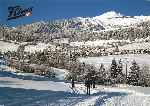 Flims GR Langlaufloipe Kat. Flims Dorf