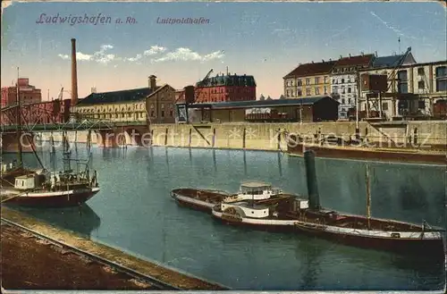 Ludwigshafen Rhein Luitpoldhafen Kat. Ludwigshafen am Rhein