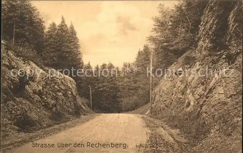 Bad Rothenfelde Strasse ueber den Rechenberg Kat. Bad Rothenfelde