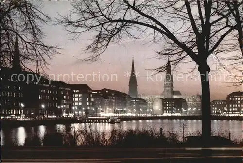 Hamburg Binnenalster und Ballindamm Kat. Hamburg