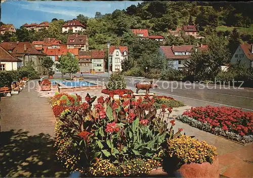 Eberbach Neckar Wasserspiele Neckarbruecke Kat. Eberbach